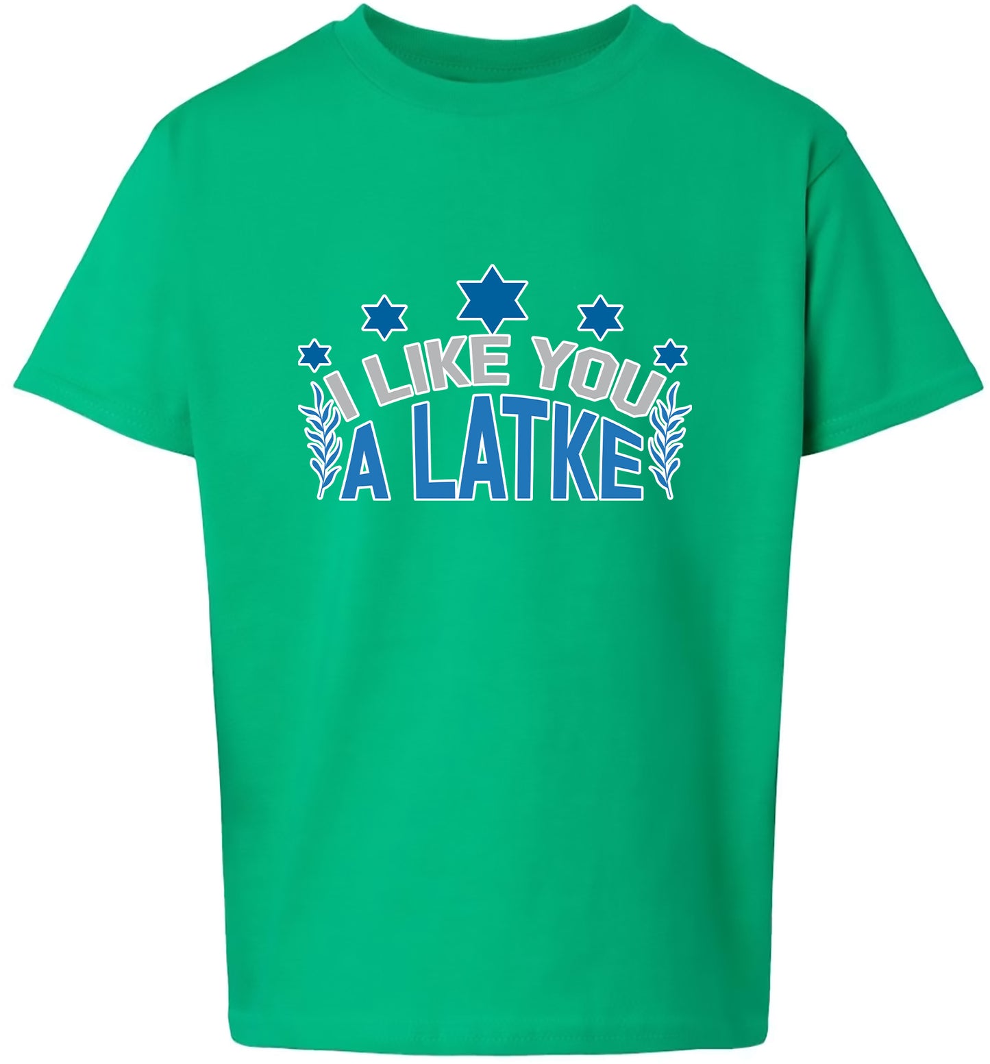 I Like You A Latke Children's Gildan Soft Shirt