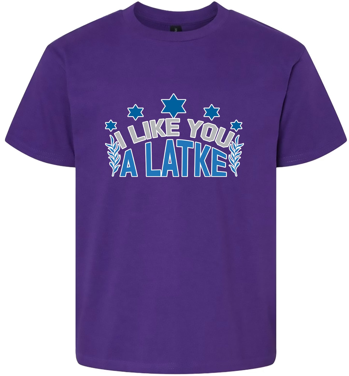 I Like You A Latke Children's Gildan Soft Shirt