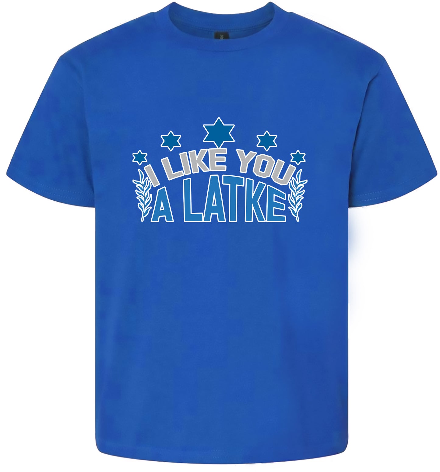 I Like You A Latke Children's Gildan Soft Shirt