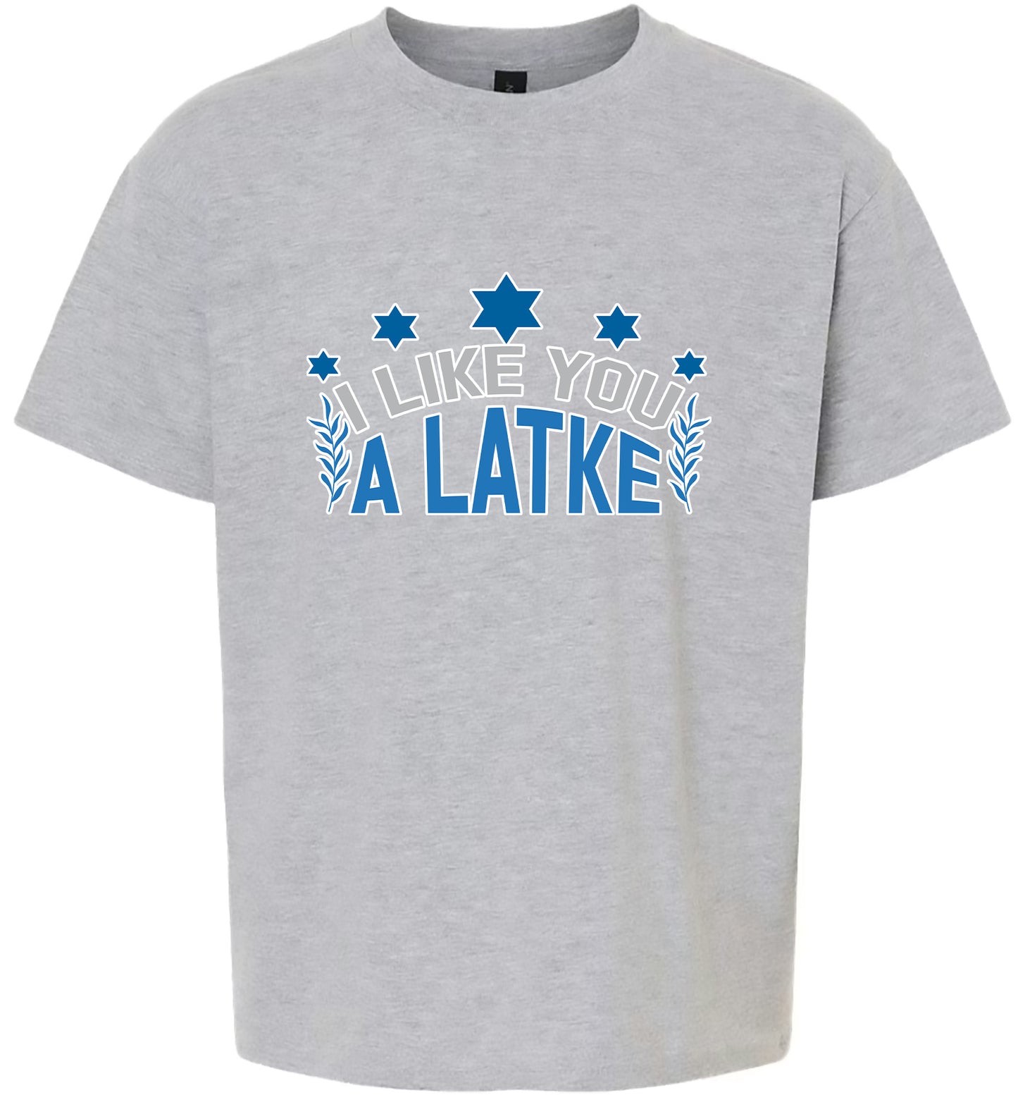 I Like You A Latke Children's Gildan Soft Shirt