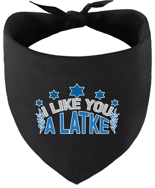 I Like You A Latke Pet Bandana