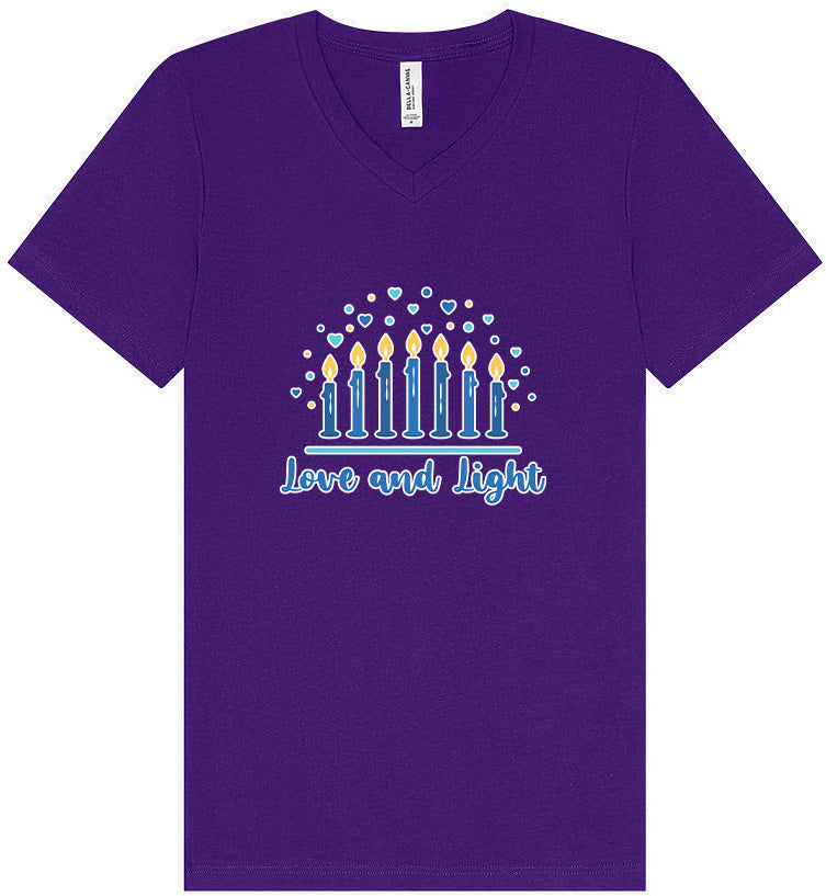 Love and Light Unisex V-Neck Shirt
