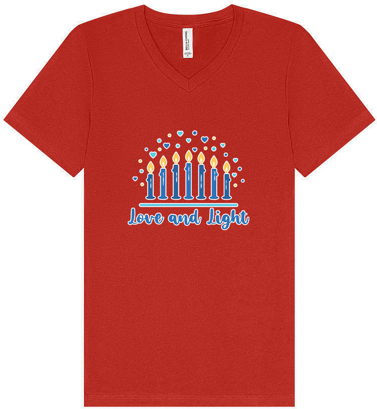 Love and Light Unisex V-Neck Shirt