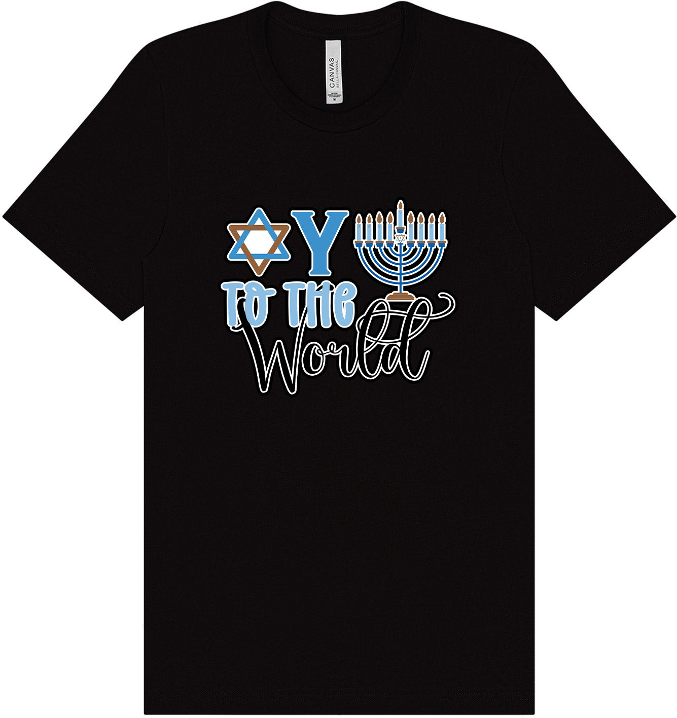 Oy To The World Adult Bella Canvas Shirt