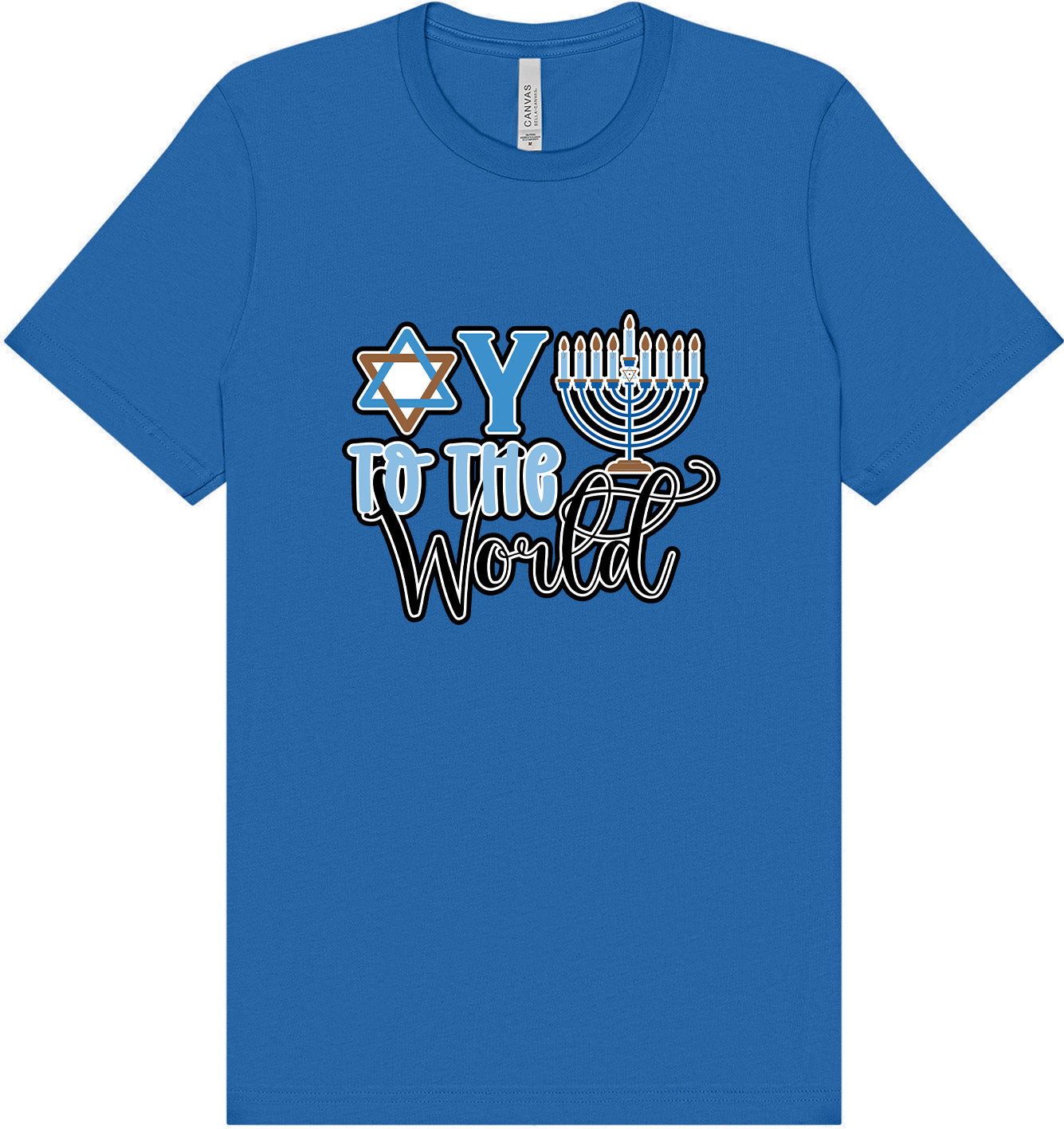 Oy To The World Adult Bella Canvas Shirt