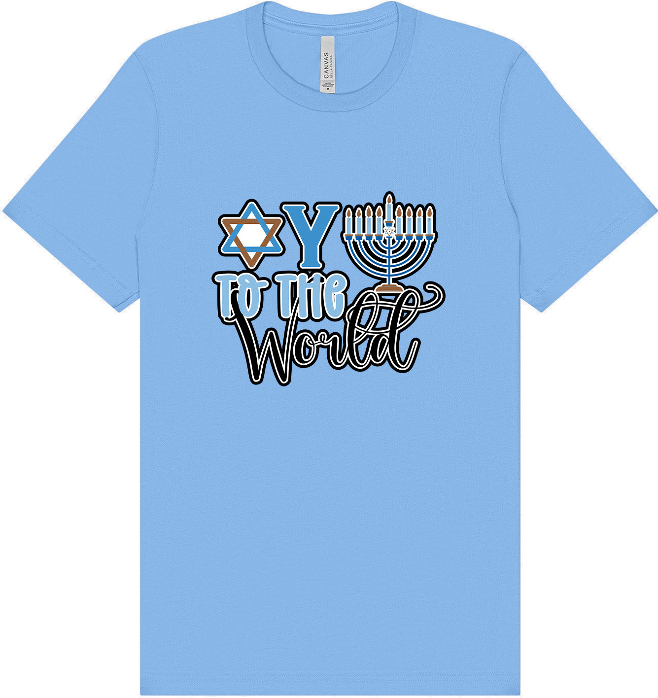 Oy To The World Adult Bella Canvas Shirt