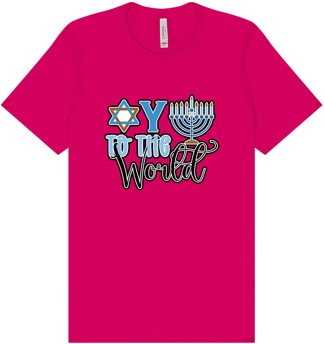 Oy To The World Adult Bella Canvas Shirt