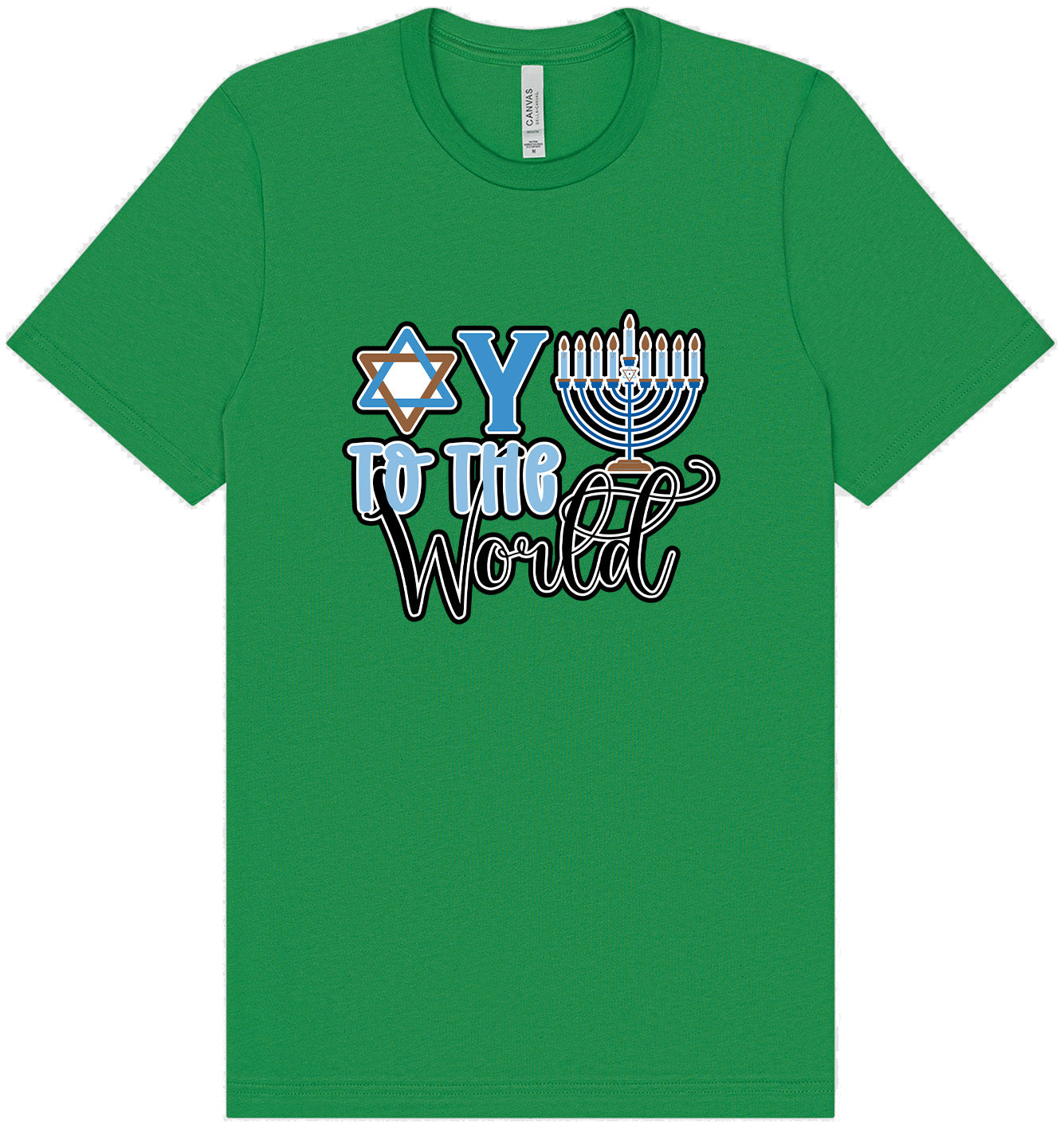 Oy To The World Adult Bella Canvas Shirt
