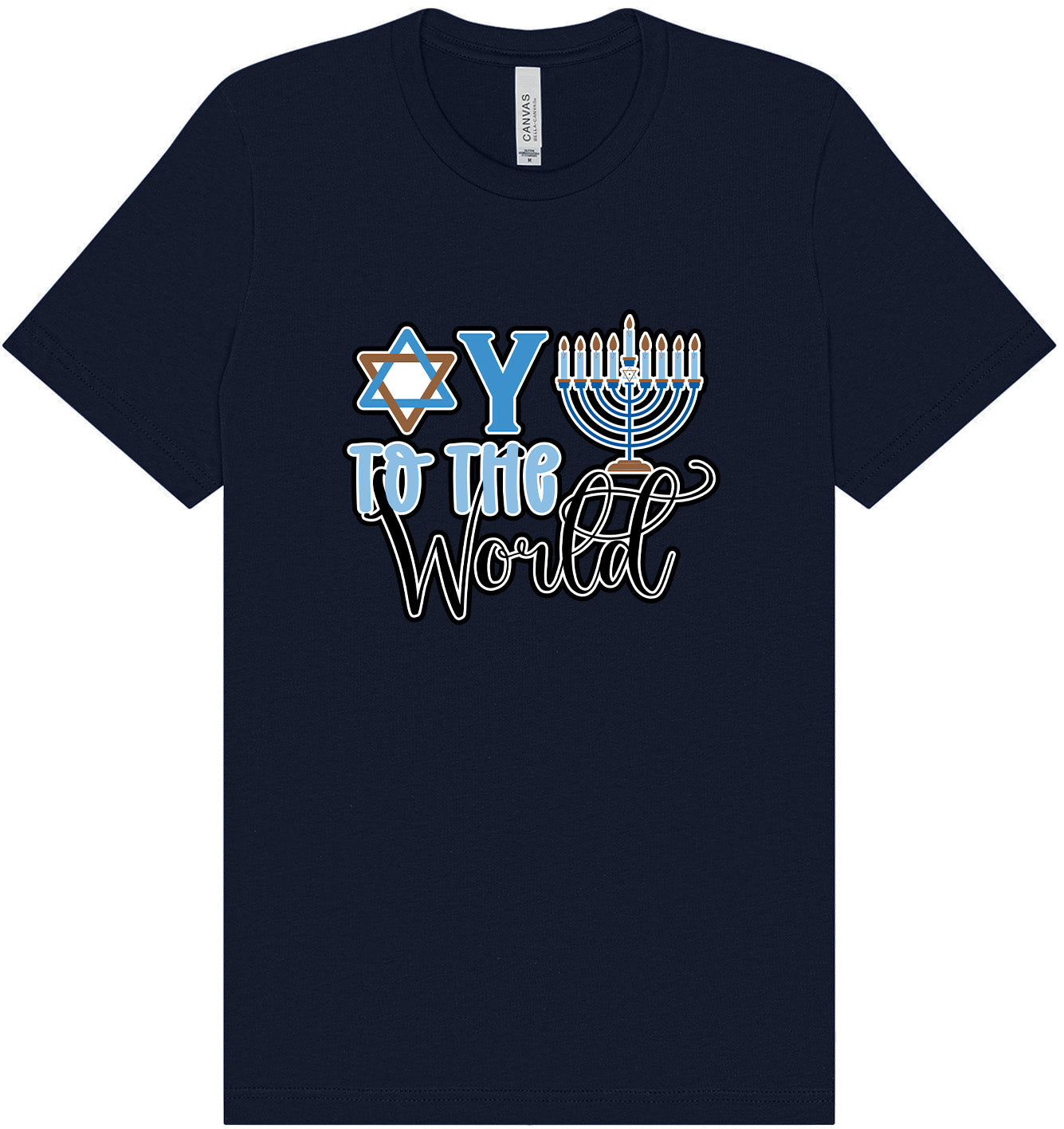 Oy To The World Adult Bella Canvas Shirt