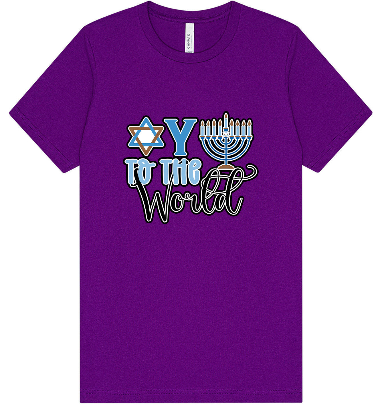 Oy To The World Adult Bella Canvas Shirt