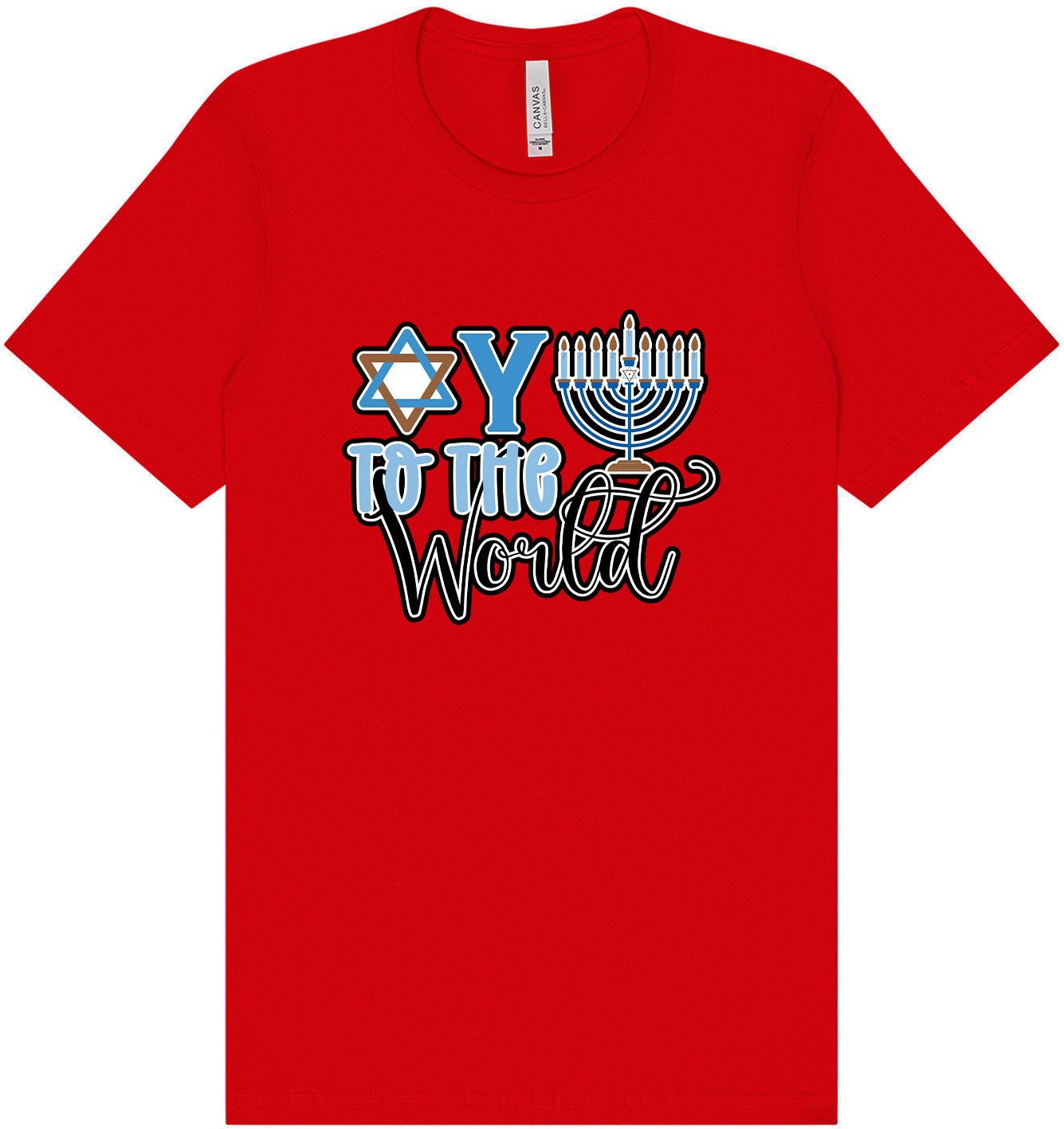 Oy To The World Adult Bella Canvas Shirt