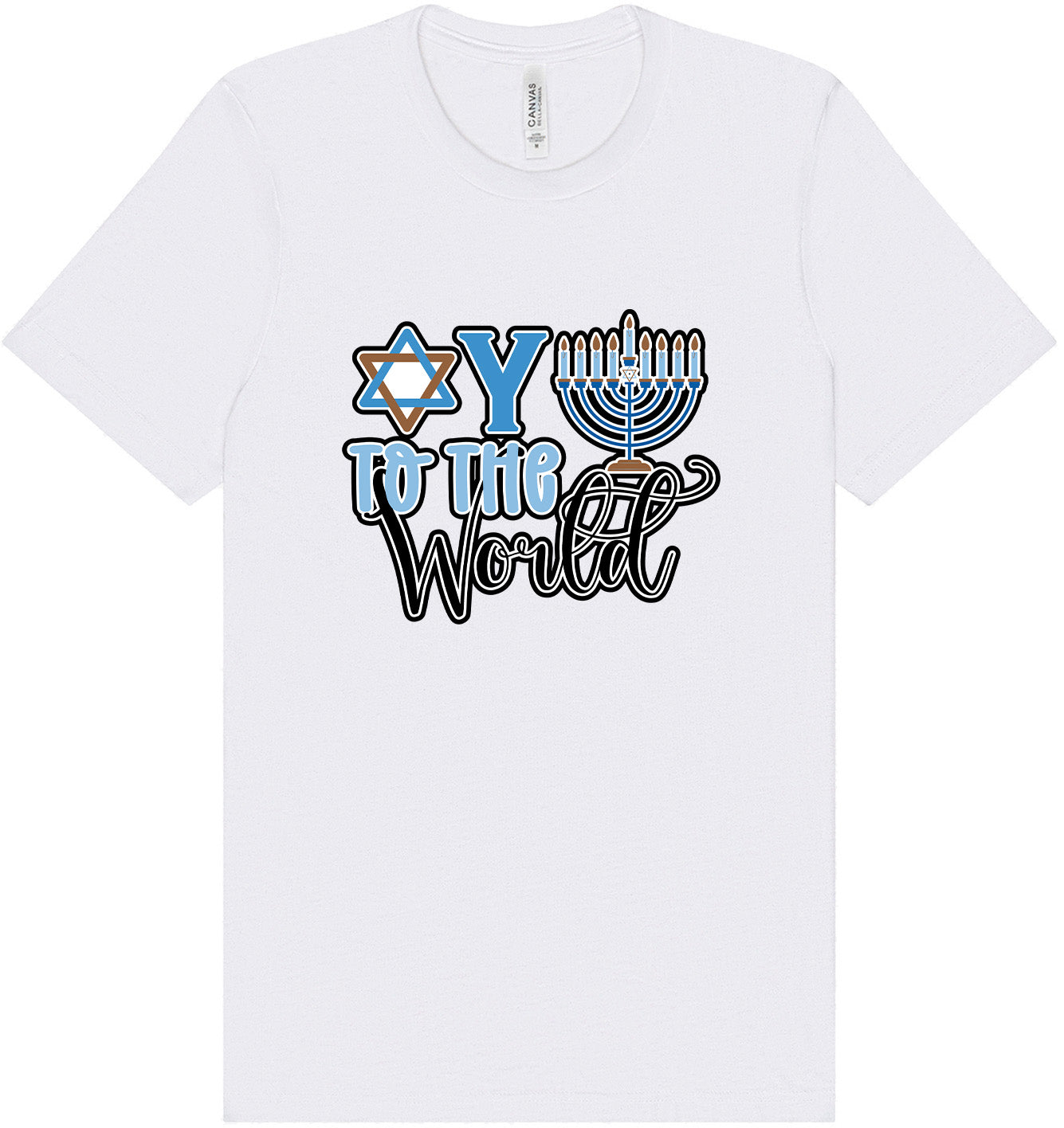 Oy To The World Adult Bella Canvas Shirt