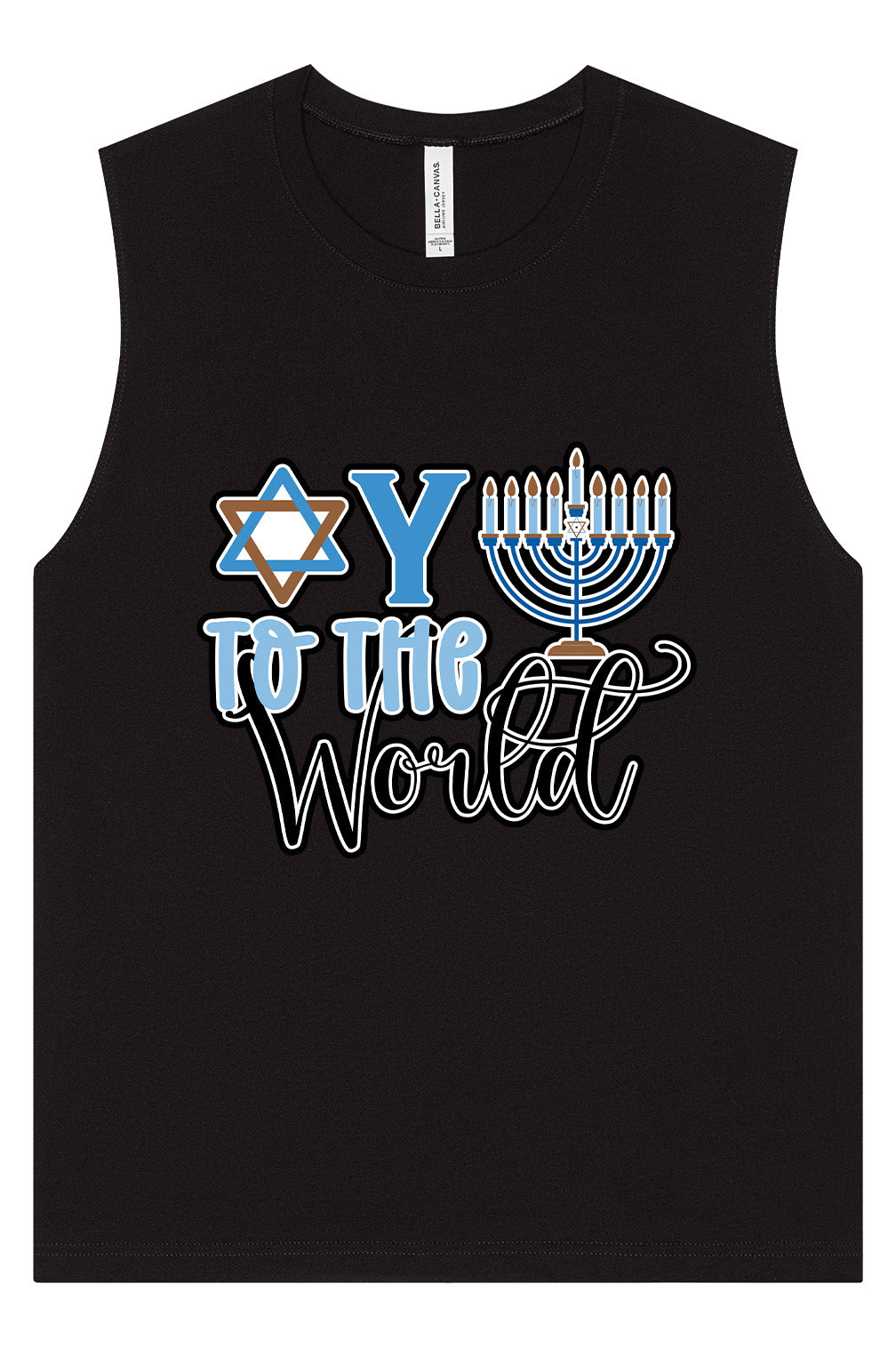 Oy To The World Muscle Tank