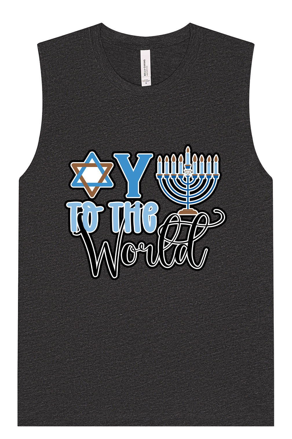 Oy To The World Muscle Tank