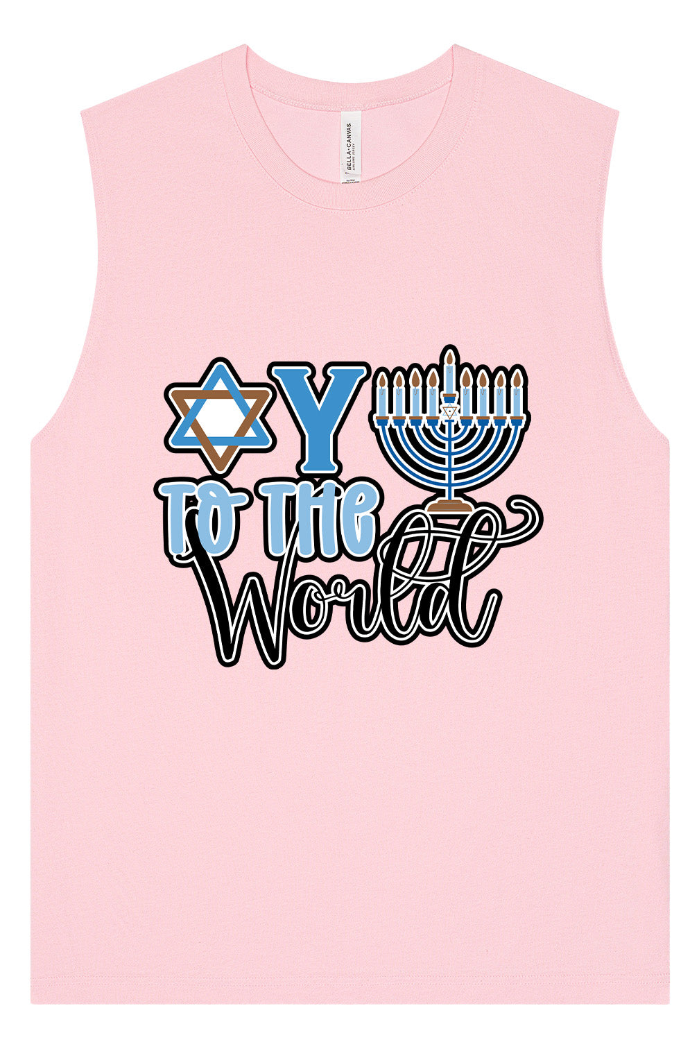 Oy To The World Muscle Tank
