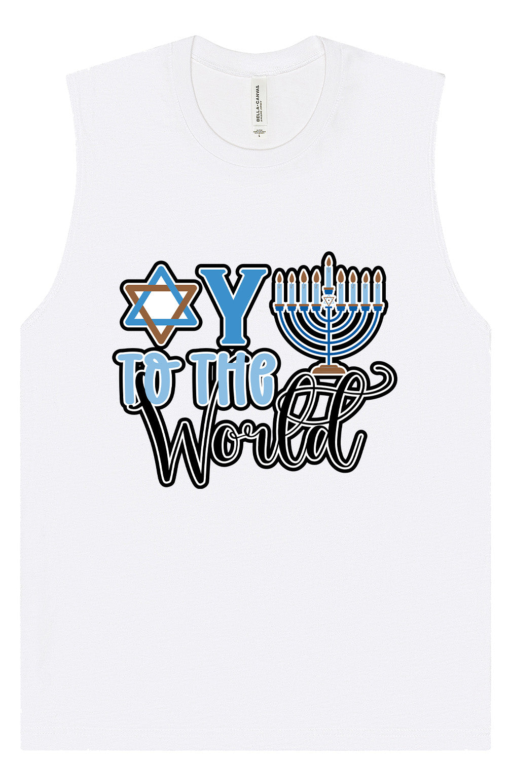 Oy To The World Muscle Tank