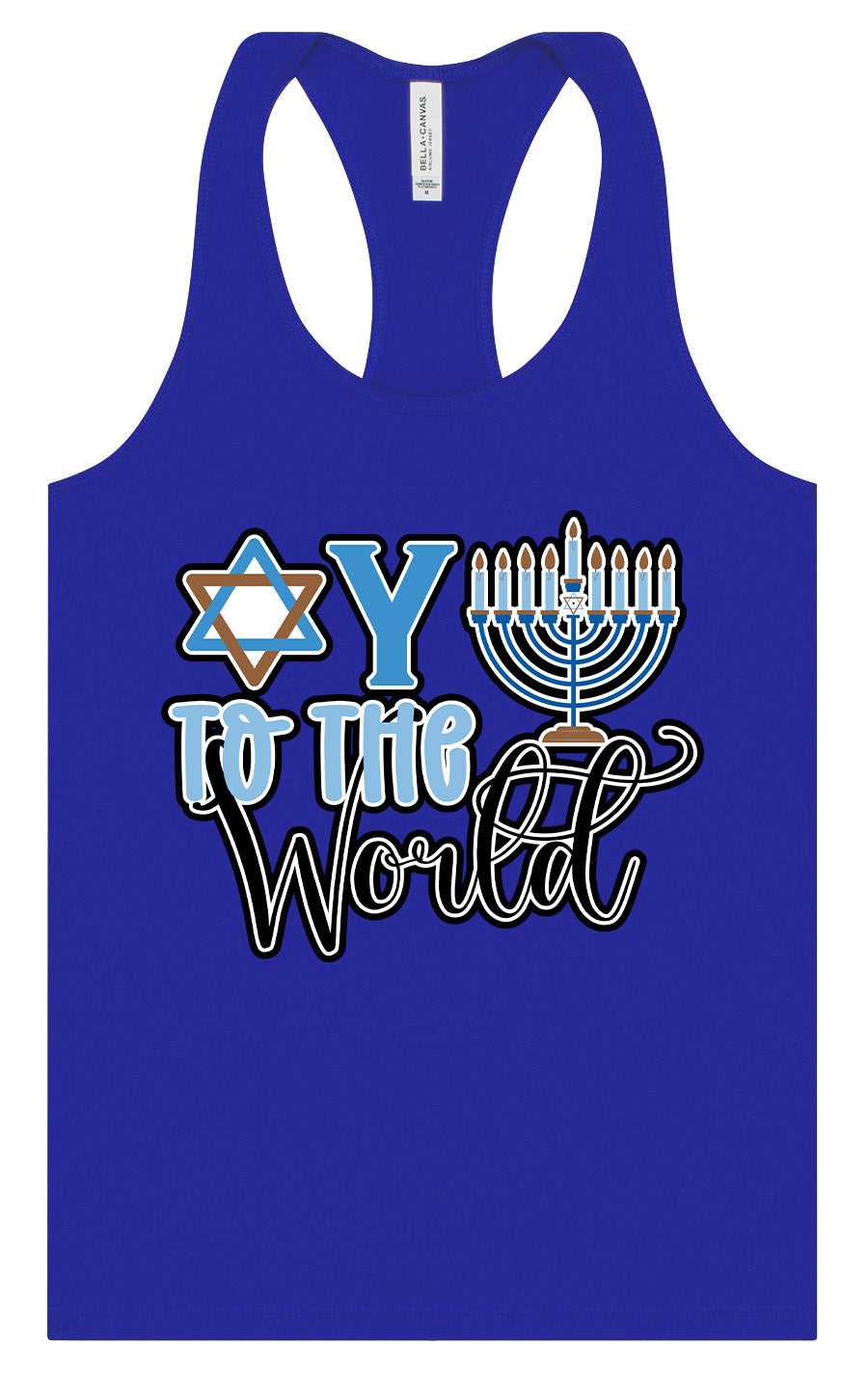 Oy To The World Women's Racerback Tank