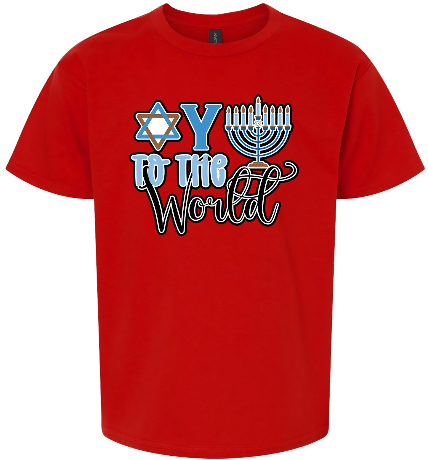 Oy To The World Children's Gildan Soft Shirt