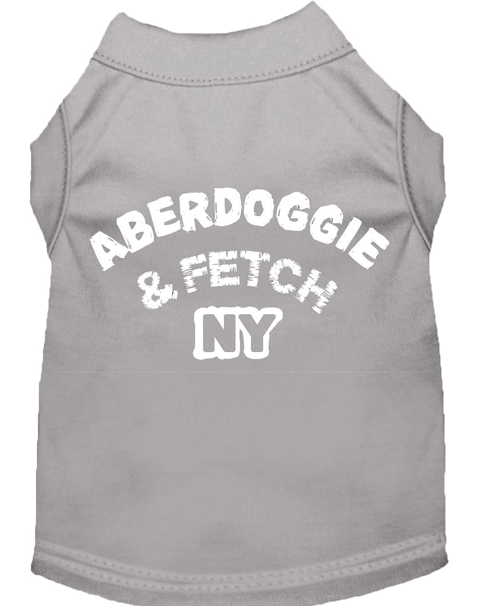Pet Shirt "Aberdoggie and Fetch NY"
