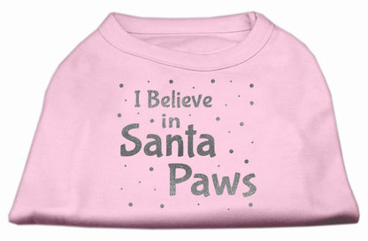 Christmas Pet Shirt, "I Believe In Santa Paws"