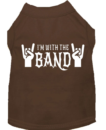 Pet Shirt "I'm With The Band"