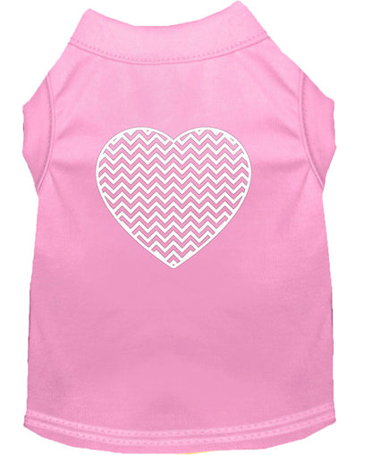 Pet Shirt "Chevron Heart"
