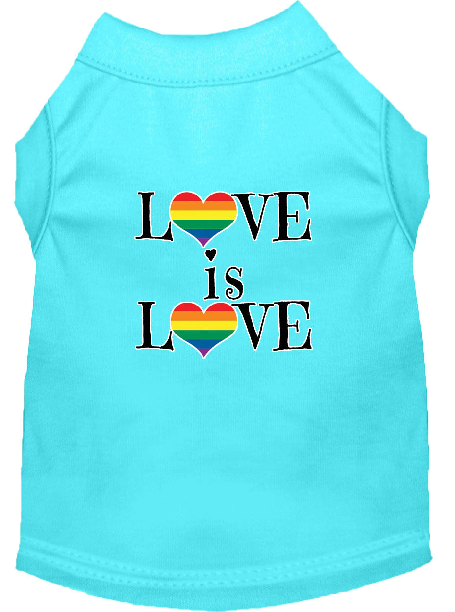 Pet Shirt "Love Is Love"