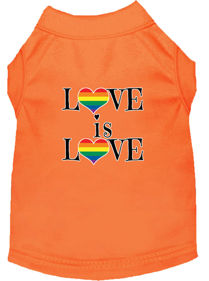 Pet Shirt "Love Is Love"