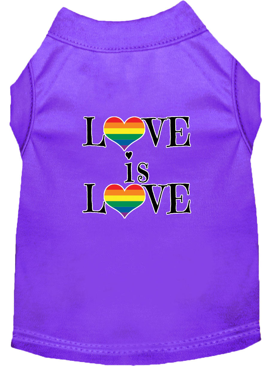 Pet Shirt "Love Is Love"