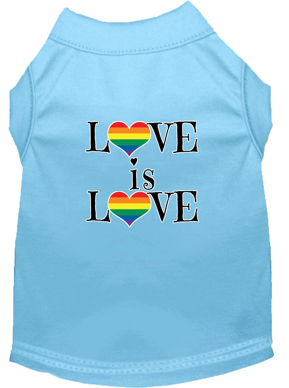 Pet Shirt "Love Is Love"