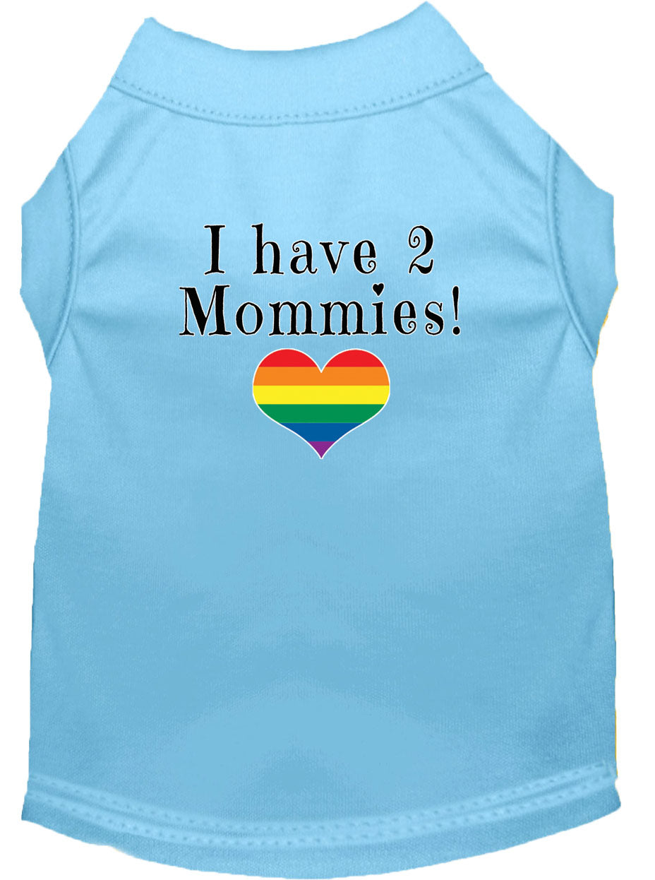Pet Shirt "I Have Two Mommies"