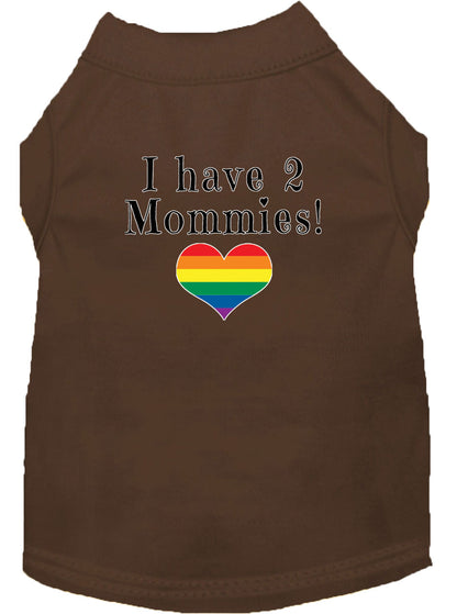 Pet Shirt "I Have Two Mommies"