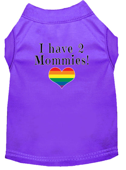 Pet Shirt "I Have Two Mommies"