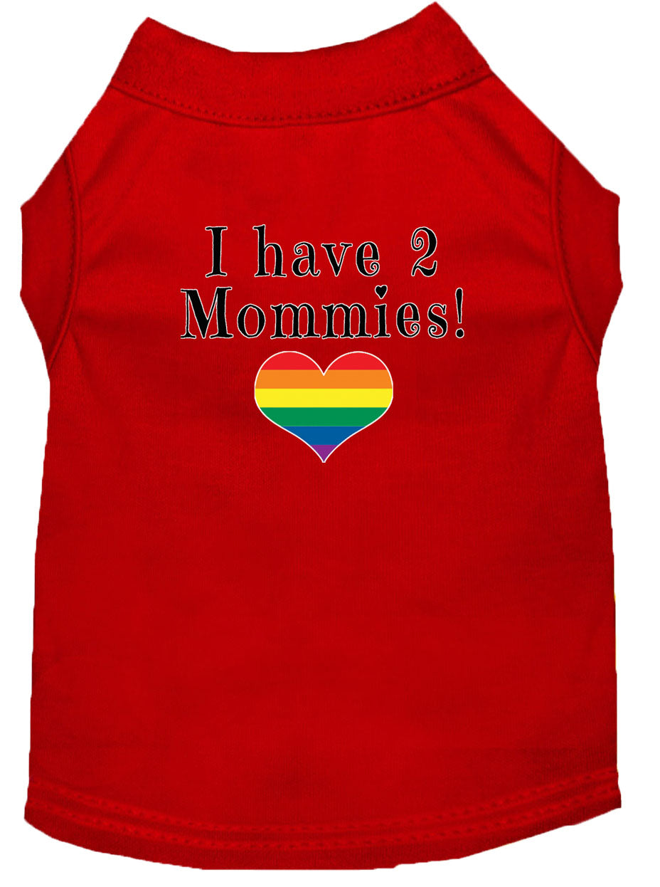Pet Shirt "I Have Two Mommies"