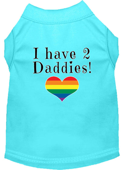 Pet Shirt "I Have Two Daddies"
