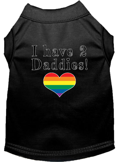 Pet Shirt "I Have Two Daddies"