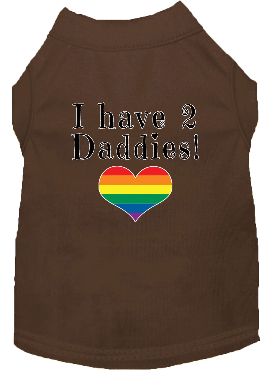 Pet Shirt "I Have Two Daddies"