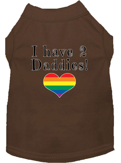 Pet Shirt "I Have Two Daddies"