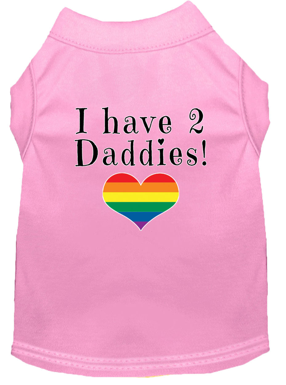 Pet Shirt "I Have Two Daddies"
