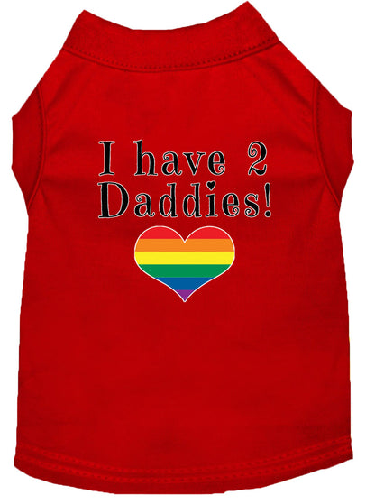 Pet Shirt "I Have Two Daddies"