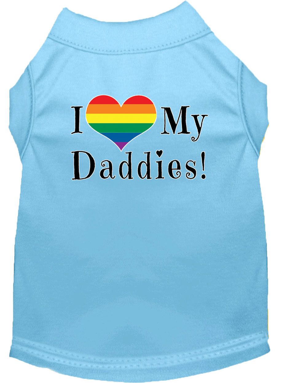 Pet Shirt "I Heart My Daddies"