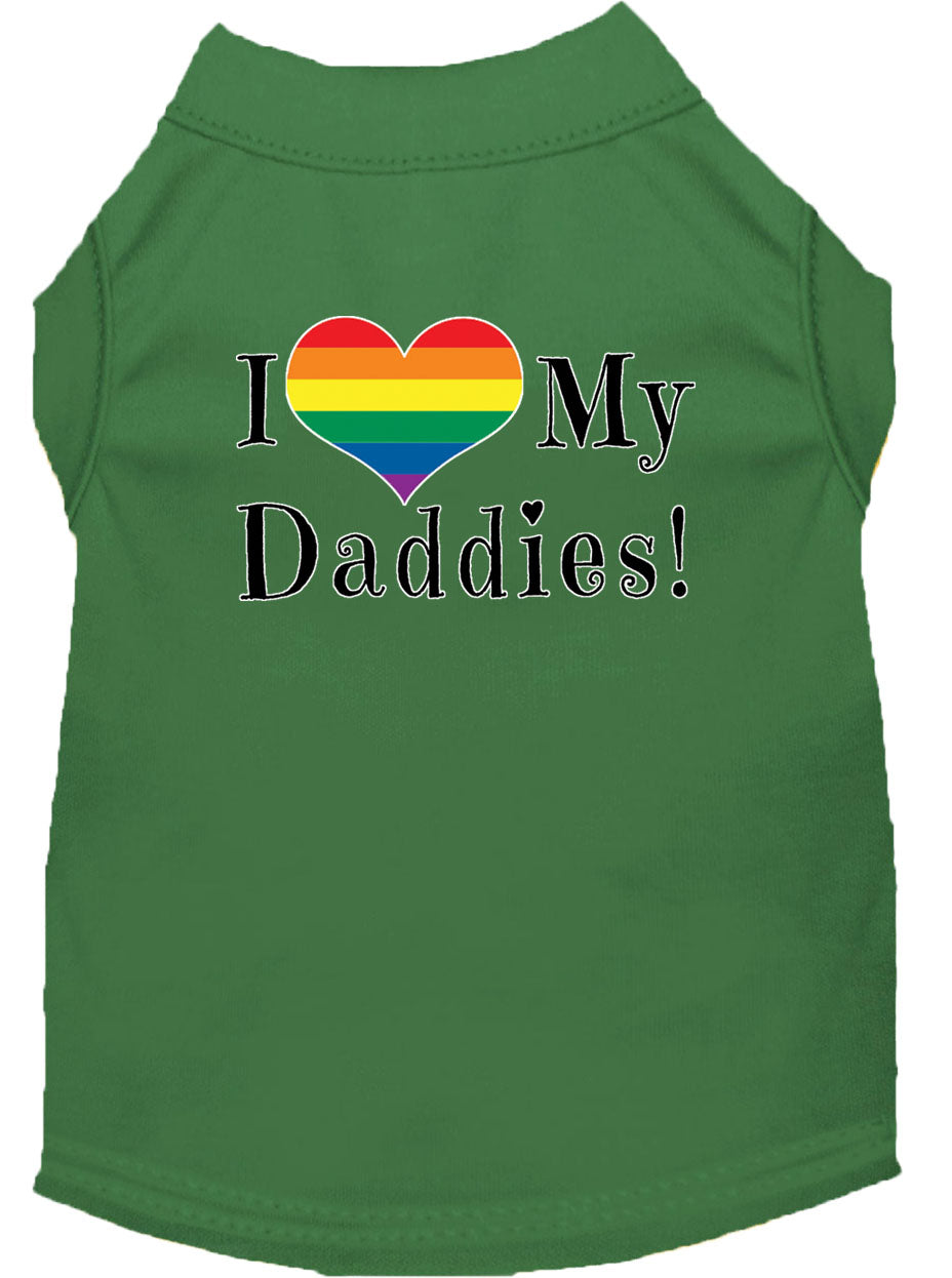 Pet Shirt "I Heart My Daddies"