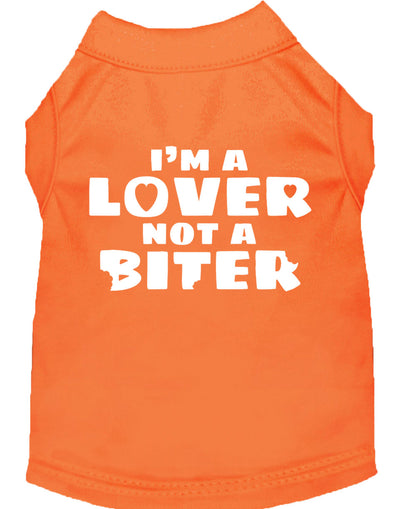 Pet Shirt "I'm A Lover, Not A Biter"