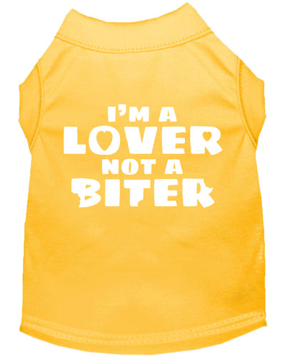 Pet Shirt "I'm A Lover, Not A Biter"