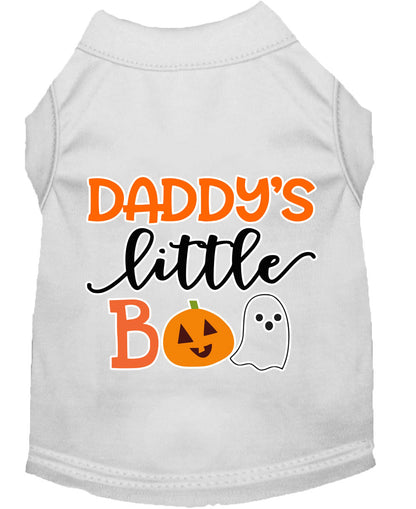 Halloween Pet Dog & Cat Shirt Screen Printed, "Daddy's Little Boo"