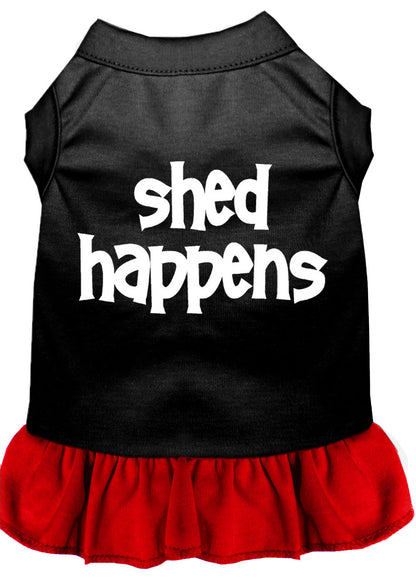 Pet Dress Screen Printed, "Shed Happens"