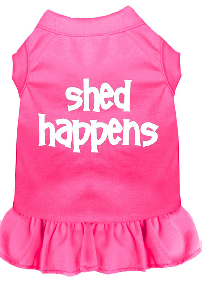 Pet Dress Screen Printed, "Shed Happens"