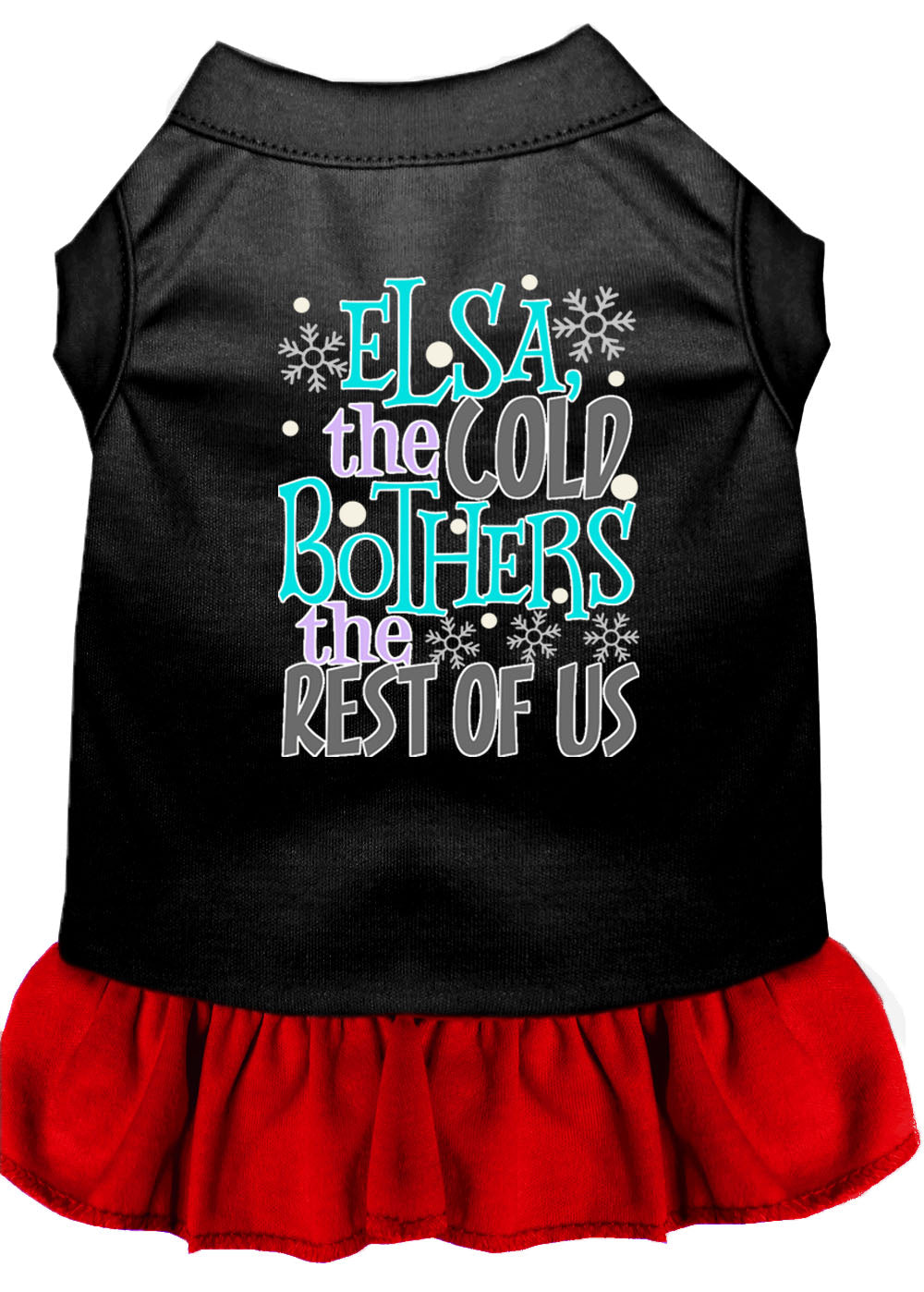 Pet Dress "Elsa, The Cold Bothers The Rest Of Us"