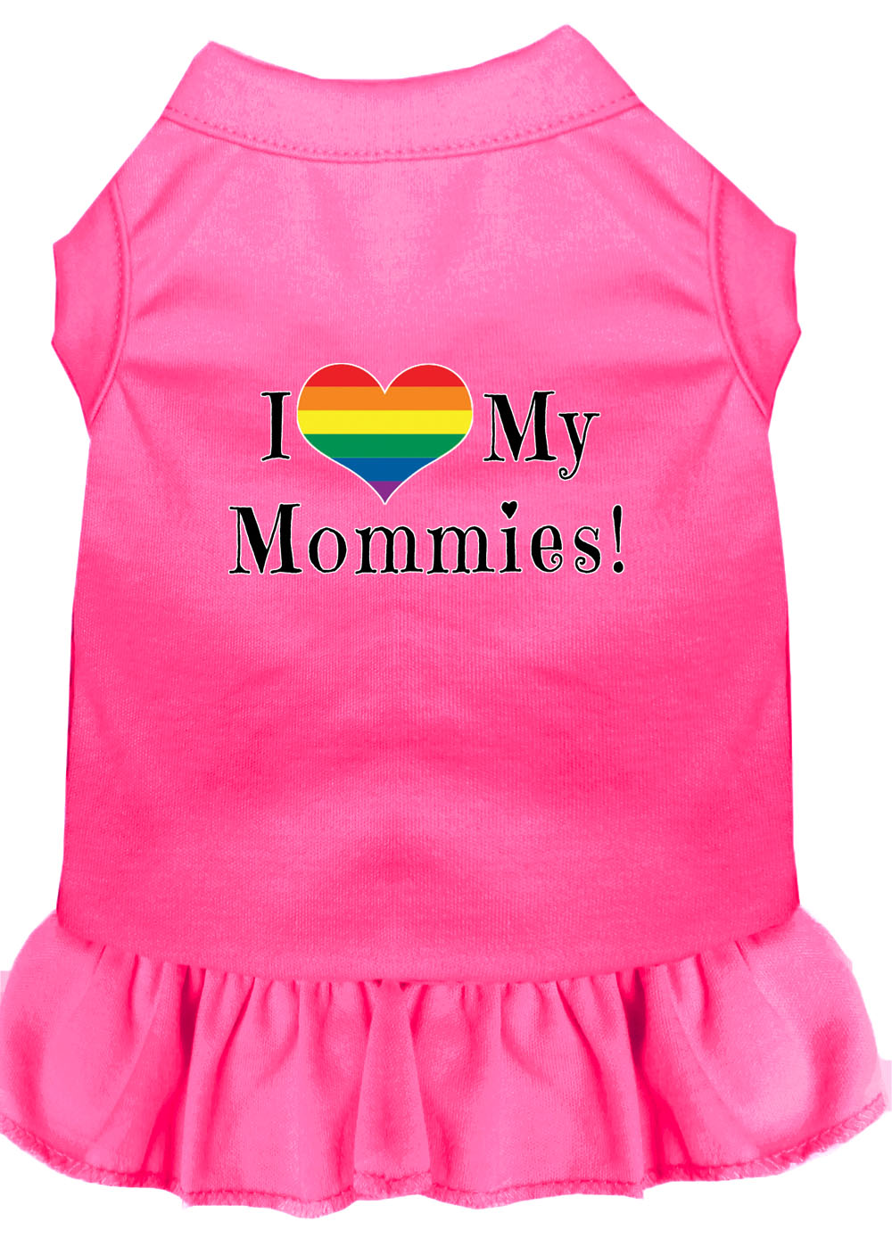 Pet Dress "I Heart My Mommies"