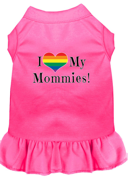 Pet Dress "I Heart My Mommies"